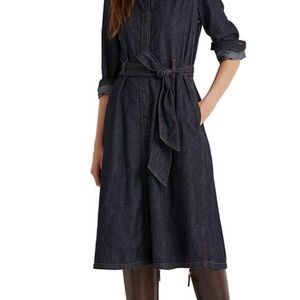 Lauren Ralph Lauren Denim A-Line Shirtdress
